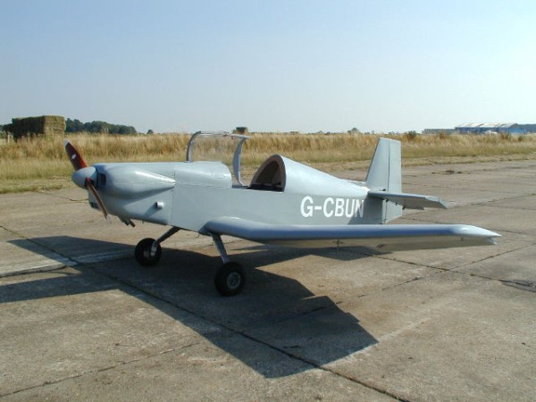 First flight and full LAA Permit testing of the Barker Charade. Maximum Take-off weight 750 kg.